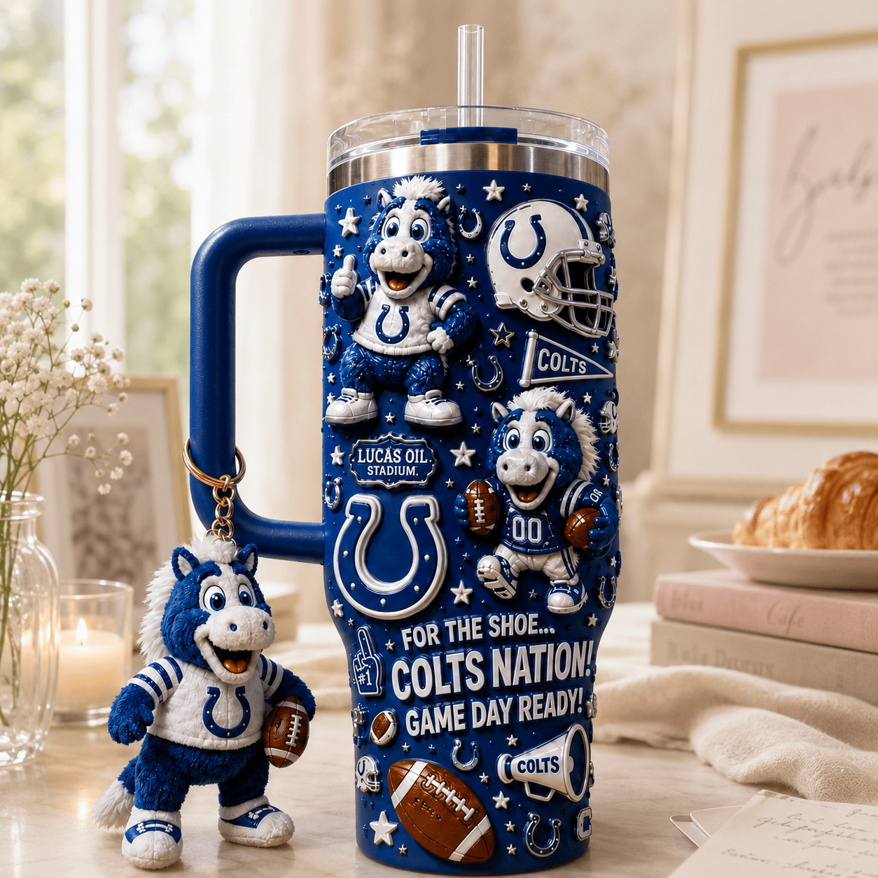 IDC 40oz Tumbler With Handle DNBN