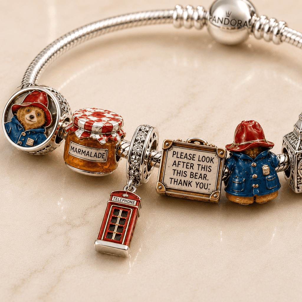 PDTB Sliver Charm Bracelet Set PTT