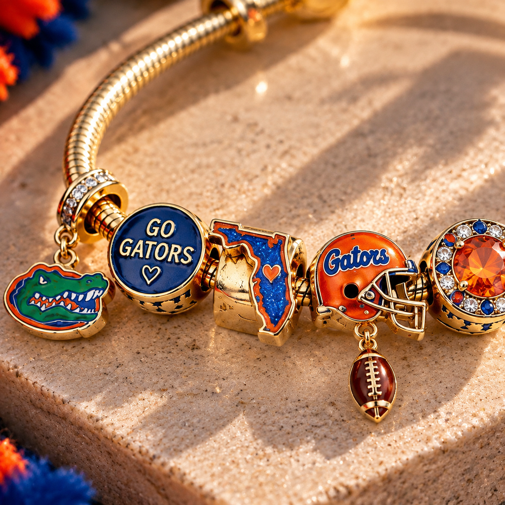 FLGB Gold Charm Bracelet Set TTN