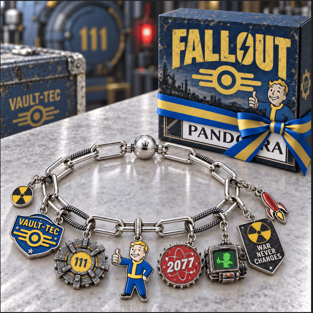FOG Silver Charm Bracelet Set NTVA